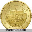 Moneda de 50 centimos de Eslovaquia (1a edicion) Moneda de 50 centimos de Eslovaquia (1a edicion)