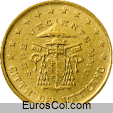 Moneda de 50 centimos de Vaticano (2a edicion) Moneda de 50 centimos de Vaticano (2a edicion)