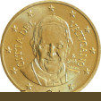 Vaticano 50 euro cents coin (4a edition)