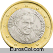 Vaticano 1 euro coin (3a edition)